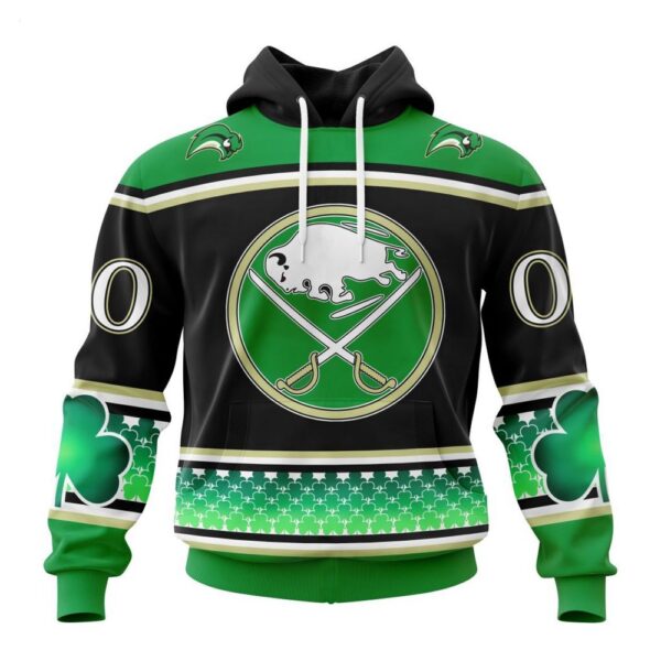 Buffalo Sabres Hoodie Specialized Unisex Kits Hockey Celebrate St Patrick’s Day Hoodie