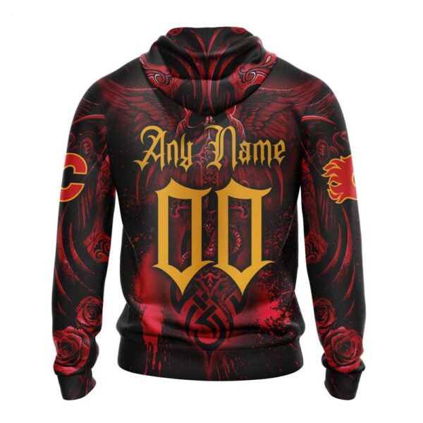 Calgary Flames Hoodie Special Design With Skull Art Hoodie