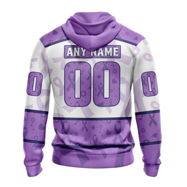 Calgary Flames Hoodie Special Lavender – Fight Cancer Hoodie