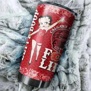 Calgary Flames Tumbler Betty Boop…