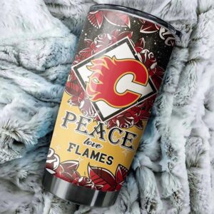 Calgary Flames Tumbler Peace Love…