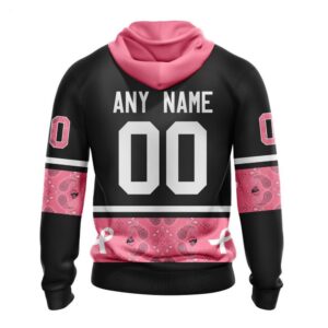 Chicago BlackHawks Hoodie Specialized Design In Classic Style With Paisley! WE WEAR PINK BREAST CANCER Hoodie 2