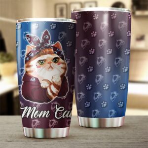 Colorado Avalanche Cat Moms Tumbler Cool and Unique Hockey Gifts 2