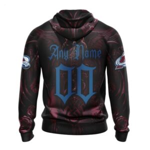 Colorado Avalanche Hoodie Special Design With Skull Art Hoodie 2