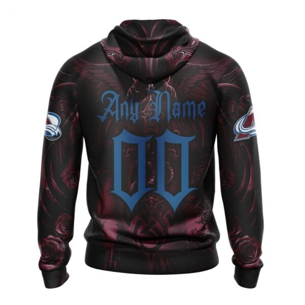 Colorado Avalanche Hoodie Special Design With Skull Art Hoodie