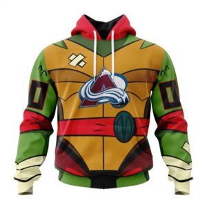 Colorado Avalanche Hoodie Special Teenage Mutant Ninja Turtles Design Hoodie 1