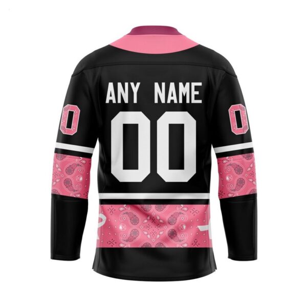 Customize NHL Buffalo Sabres Specialized Hockey Jersey In Classic Style With Paisley Pink Breast Cancer