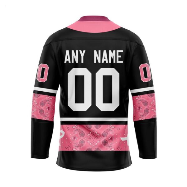 Customize NHL Florida Panthers Specialized Hockey Jersey In Classic Style With Paisley Pink Breast Cancer