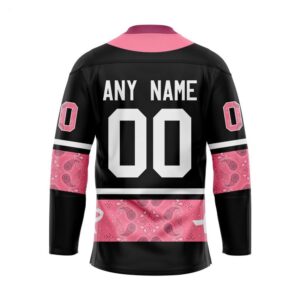 Customize NHL St Louis Blues Specialized Hockey Jersey In Classic Style With Paisley Pink Breast Cancer 2