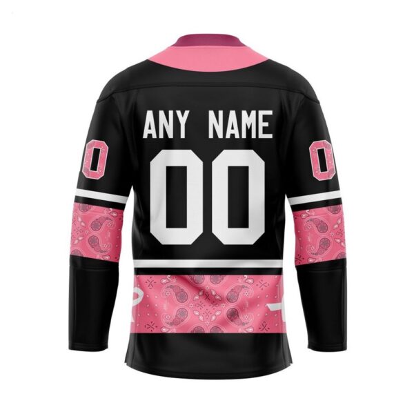 Customize NHL Washington Capitals Specialized Hockey Jersey In Classic Style With Paisley Pink Breast Cancer