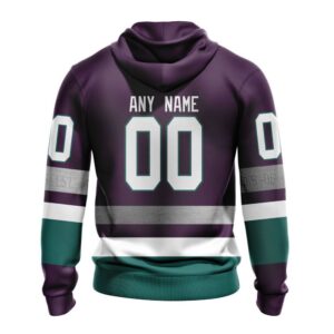 Customized NHL Anaheim Ducks Hoodie Mighty Ducks 30th Anniversary Hoodie 2