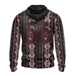 Customized NHL Arizona Coyotes Hoodie Special Skull Native Design Hoodie 2