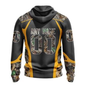 Customized NHL Boston Bruins Hoodie Special Camo Hunting Design Hoodie 2