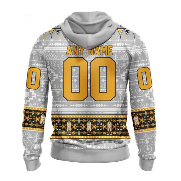 Customized NHL Boston Bruins Hoodie Special Native Design Hoodie