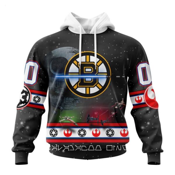 Customized NHL Boston Bruins Hoodie Special Star Wars Design Hoodie