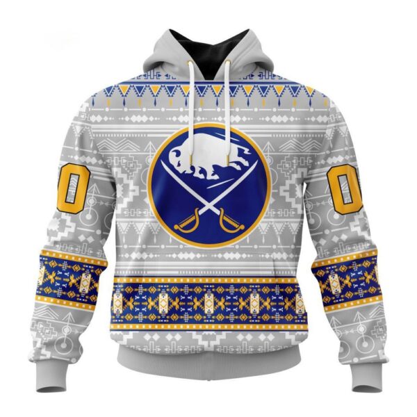 Customized NHL Buffalo Sabres Hoodie Special Native Design Hoodie