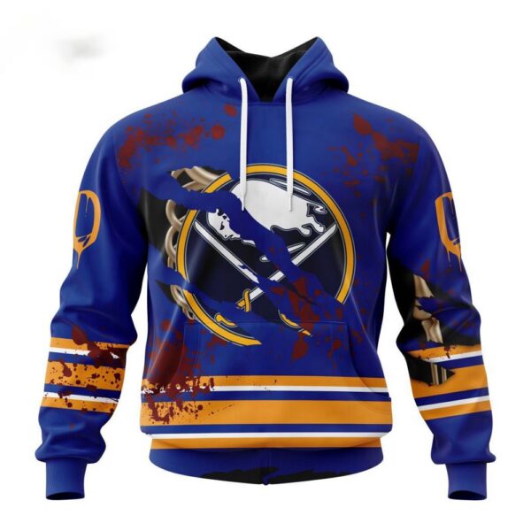 Customized NHL Buffalo Sabres Hoodie Specialized Design Jersey With Your Ribs For Halloween Hoodie