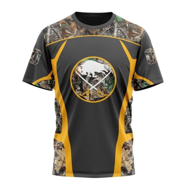 Customized NHL Buffalo Sabres T-Shirt Special Camo Hunting Design T-Shirt