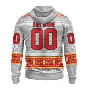 Customized NHL Calgary Flames Hoodie Special Native Design Hoodie 2