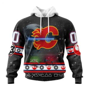 Customized NHL Calgary Flames Hoodie Special Star Wars Design Hoodie 1