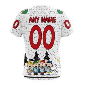 Customized NHL Carolina Hurricanes T Shirt Special Peanuts Design T Shirt 2