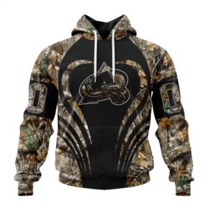 Customized NHL Colorado Avalanche Hoodie Special Camo Hunting Hoodie 1