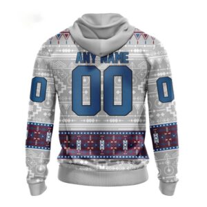 Customized NHL Colorado Avalanche Hoodie Special Native Design Hoodie 2