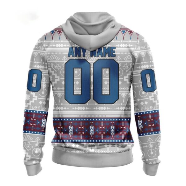 Customized NHL Colorado Avalanche Hoodie Special Native Design Hoodie