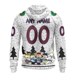 Customized NHL Colorado Avalanche Hoodie Special Peanuts Design Hoodie 2