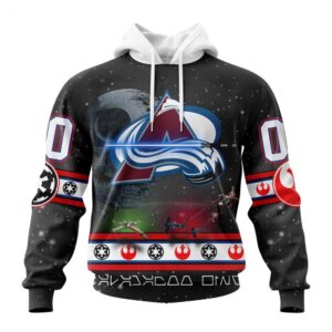 Customized NHL Colorado Avalanche Hoodie Special Star Wars Design Hoodie 1