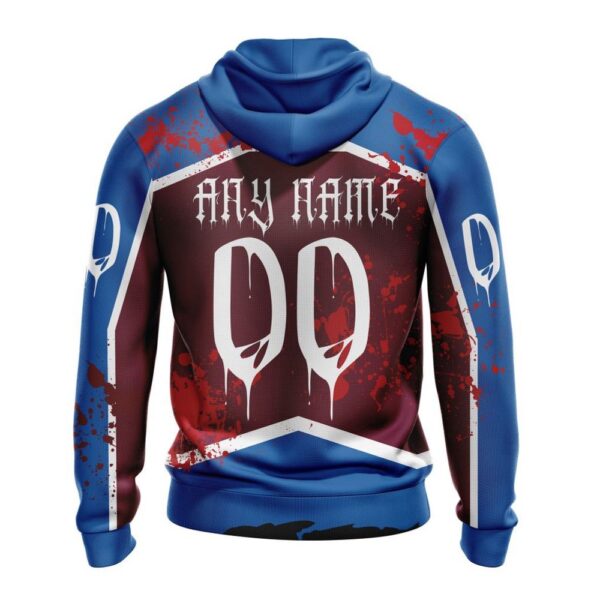 Customized NHL Colorado Avalanche Hoodie Specialized Design Jersey With Your Ribs For Halloween Hoodie