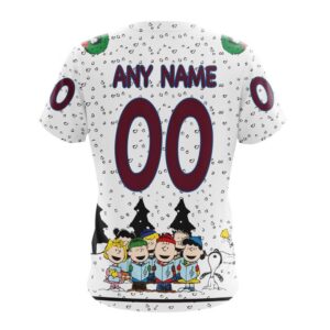 Customized NHL Colorado Avalanche T Shirt Special Peanuts Design T Shirt 2