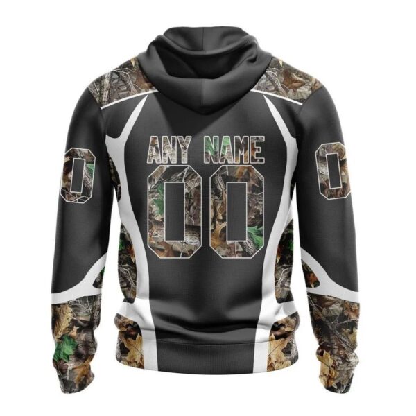 Customized NHL Columbus Blue Jackets Hoodie Special Camo Hunting Design Hoodie