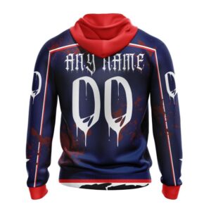 Customized NHL Columbus Blue Jackets Hoodie Specialized Design Jersey With Your Ribs For Halloween Hoodie 2