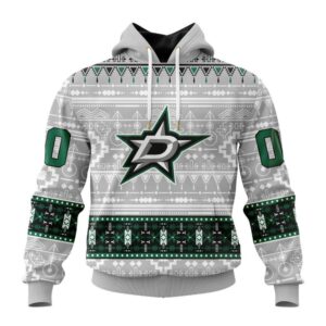 Customized NHL Dallas Stars Hoodie Special Native Design Hoodie 1