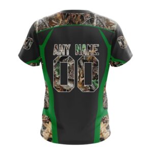 Customized NHL Dallas Stars T Shirt Special Camo Hunting Design T Shirt 2