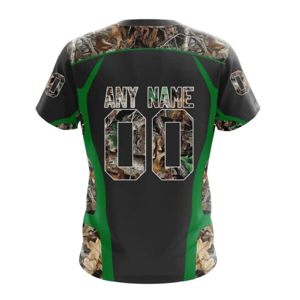 Customized NHL Dallas Stars T-Shirt Special Camo Hunting Design T-Shirt