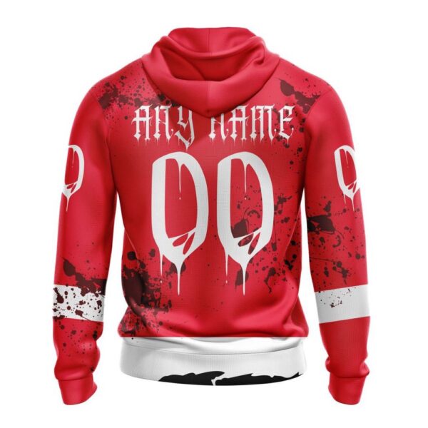 Customized NHL Detroit Red Wings Hoodie Specialized Design Jersey With Your Ribs For Halloween Hoodie