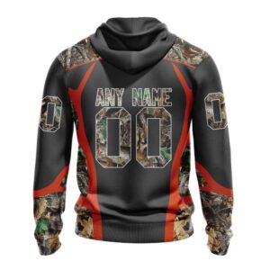 Customized NHL Edmonton Oilers Hoodie Special Camo Hunting Design Hoodie 2