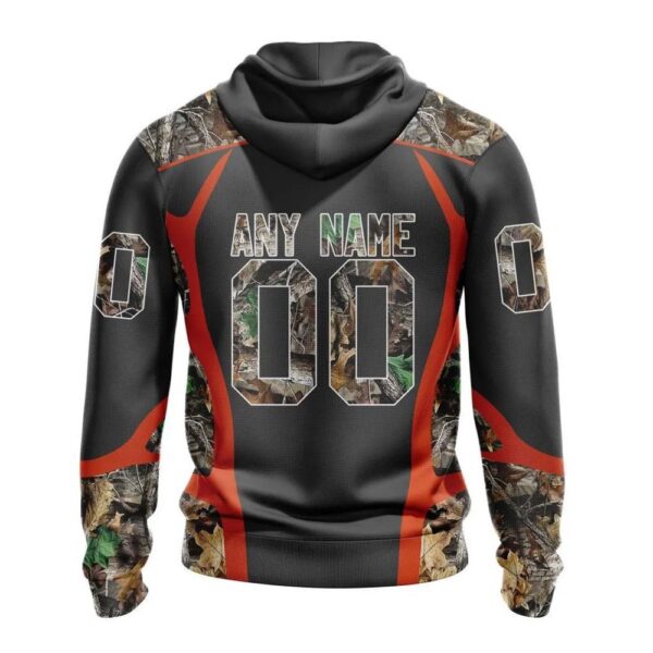 Customized NHL Edmonton Oilers Hoodie Special Camo Hunting Design Hoodie