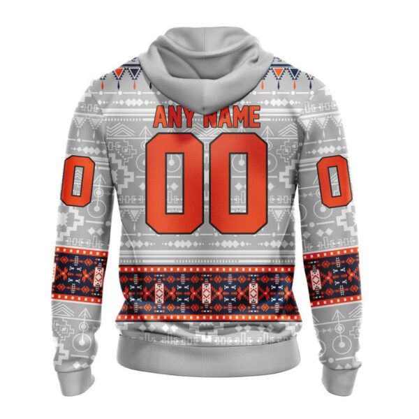 Customized NHL Edmonton Oilers Hoodie Special Native Design Hoodie