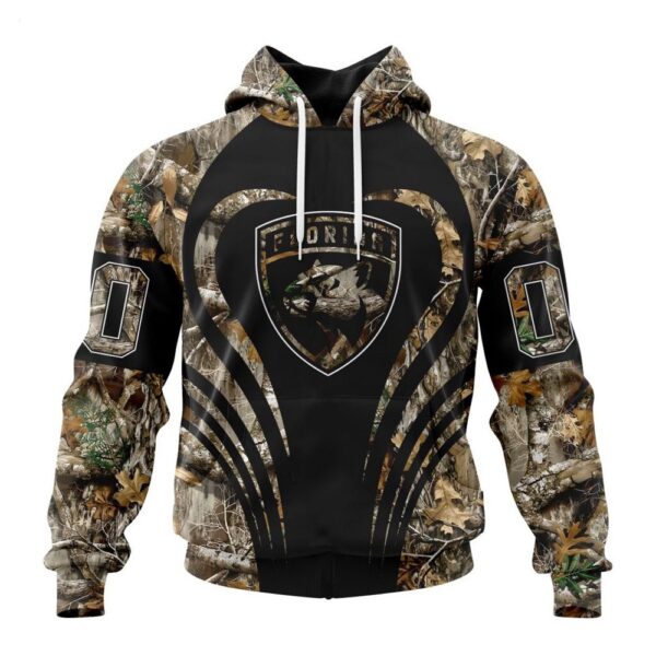 Customized NHL Florida Panthers Hoodie Special Camo Hunting Hoodie