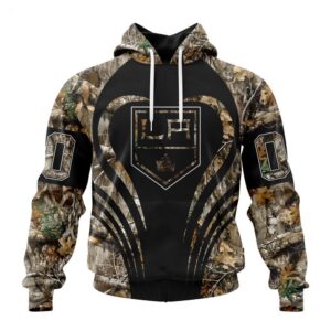 Customized NHL Los Angeles Kings Hoodie Special Camo Hunting Hoodie 1