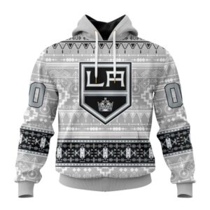 Customized NHL Los Angeles Kings Hoodie Special Native Design Hoodie 1