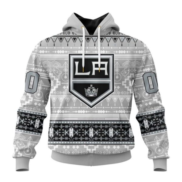 Customized NHL Los Angeles Kings Hoodie Special Native Design Hoodie