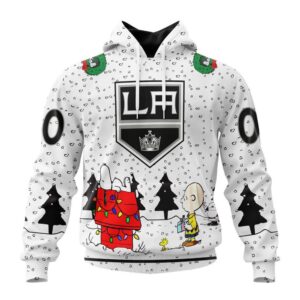 Customized NHL Los Angeles Kings Hoodie Special Peanuts Design Hoodie 1