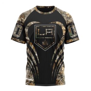 Customized NHL Los Angeles Kings T Shirt Special Camo Hunting T Shirt 1