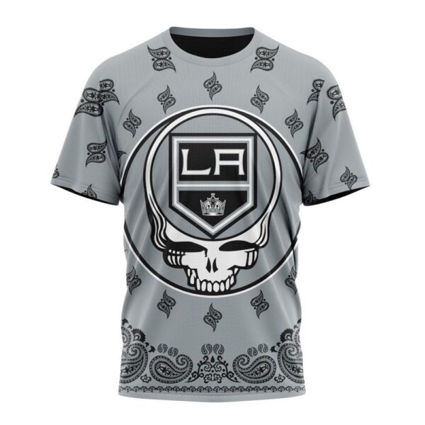 Customized NHL Los Angeles Kings T-Shirt Special Grateful Dead Design T-Shirt