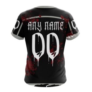 Customized NHL Los Angeles Kings T Shirt Specialized Design Jersey With Your Ribs For Halloween T Shirt 2