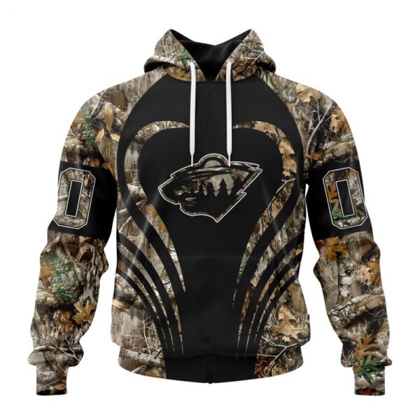 Customized NHL Minnesota Wild Hoodie Special Camo Hunting Hoodie